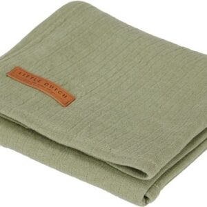 LITTLE DUTCH Swaddle doek hydrofiel 120 x 120 Olive