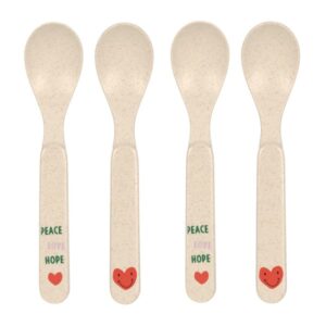 LASSIG Spoon Set PP/Cellulose Happy Rascals Heart, lavender