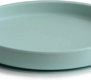 MUSHIE - CLASSIC SILICONE PLATE - Cambridge Blue