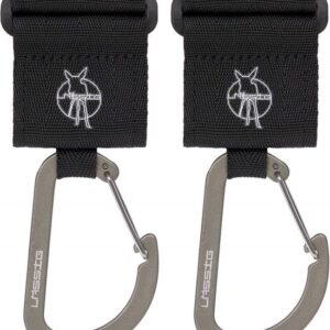 LASSIG - Stroller Hooks Met Karabijnhaak Black 2-Pack