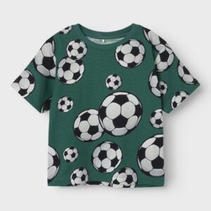 NAME IT - T-shirt Voetbal Groen