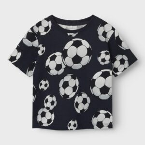 NAME IT - T-shirt Voetbal Donker blauw