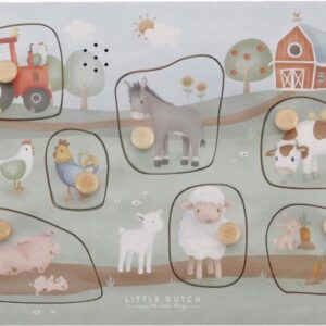 LITTLE DUTCH - Geluidenpuzzel Little Farm