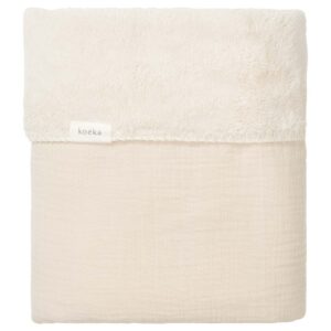 KOEKA - Wiegdeken Teddy Faro warm white