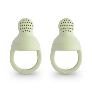 MUSHIE - Fresh Food Feeder Silicone Kleur Sage