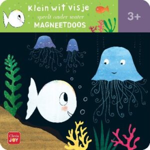 CLAVIS - Magneetdoos Klein wit visje