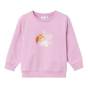 NAME IT - Longsleeve Sweatshirt Elf Roze