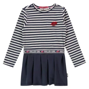 STAINS & STORIES - Girls Dress Longsleeve - Indigo