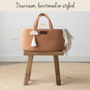 YUNIOO - Diaper Caddy - Brick