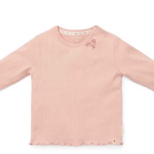 LITTLE DUTCH - Girls Winter - T-shirt Lange Mouw - Soft Rose