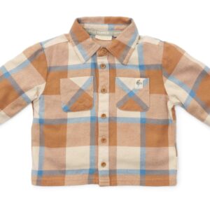 LITTLE DUTCH - Boys Winter - Blouse Ice Blue Check